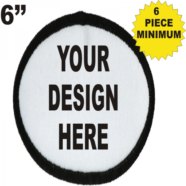 Custom 6'' Printed Circle Patch